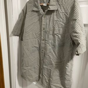 Mens Calvin Klein Jeans short sleeved button down shirt-Medium